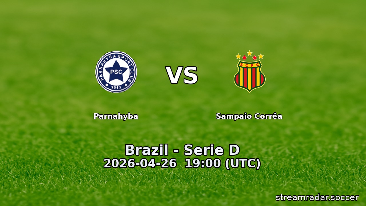 Parnahyba vs Sampaio Corrêa