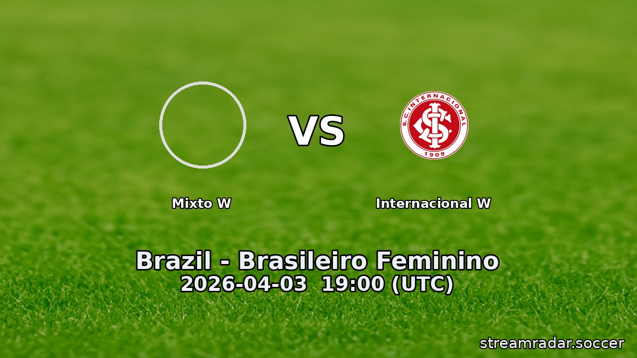 Mixto W vs Internacional W