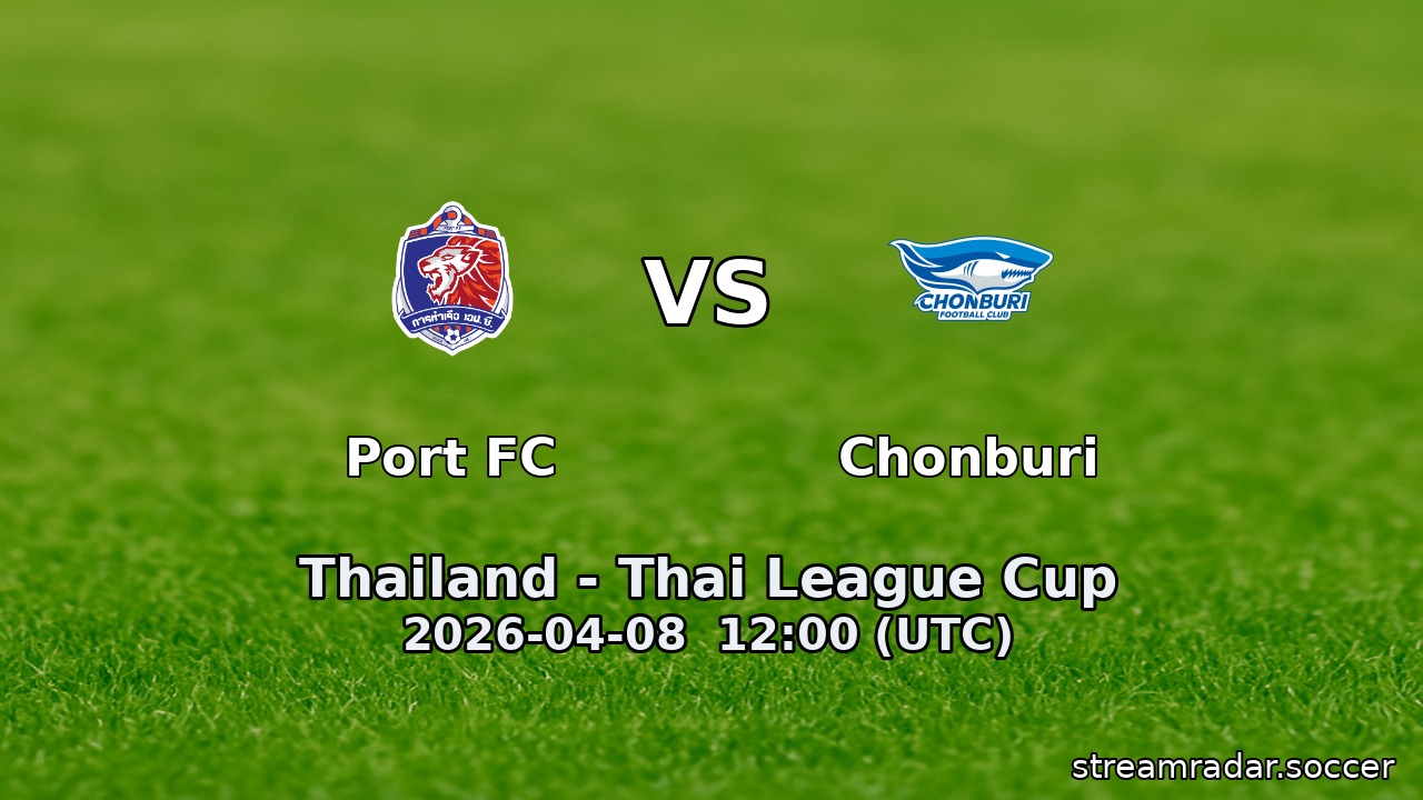 Port FC vs Chonburi