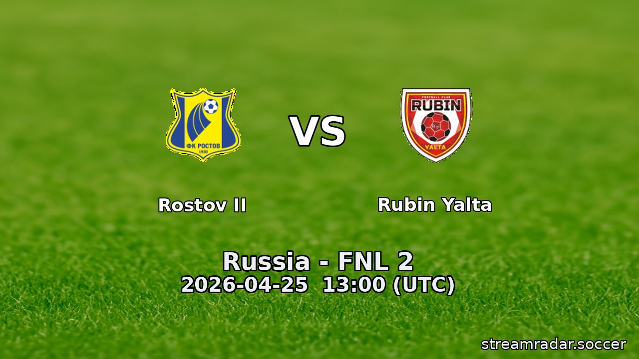 Rostov II vs Rubin Yalta