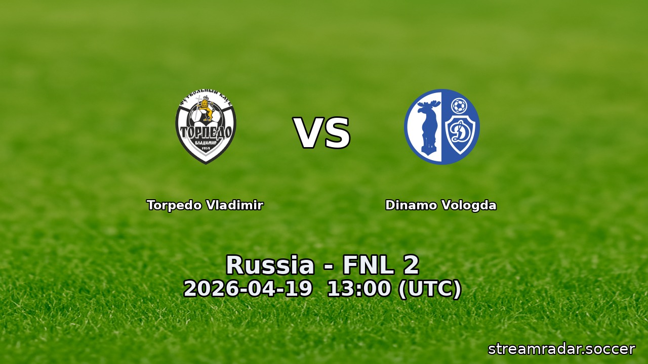 Torpedo Vladimir vs Dinamo Vologda