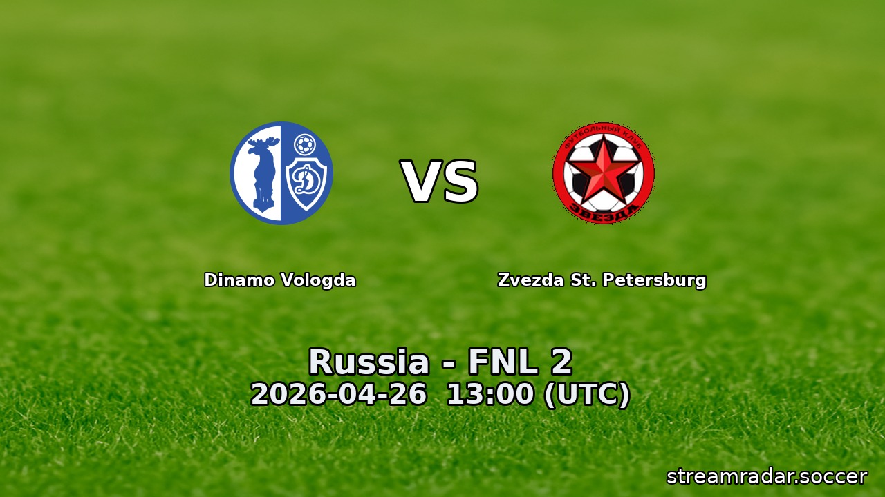 Dinamo Vologda vs Zvezda St. Petersburg