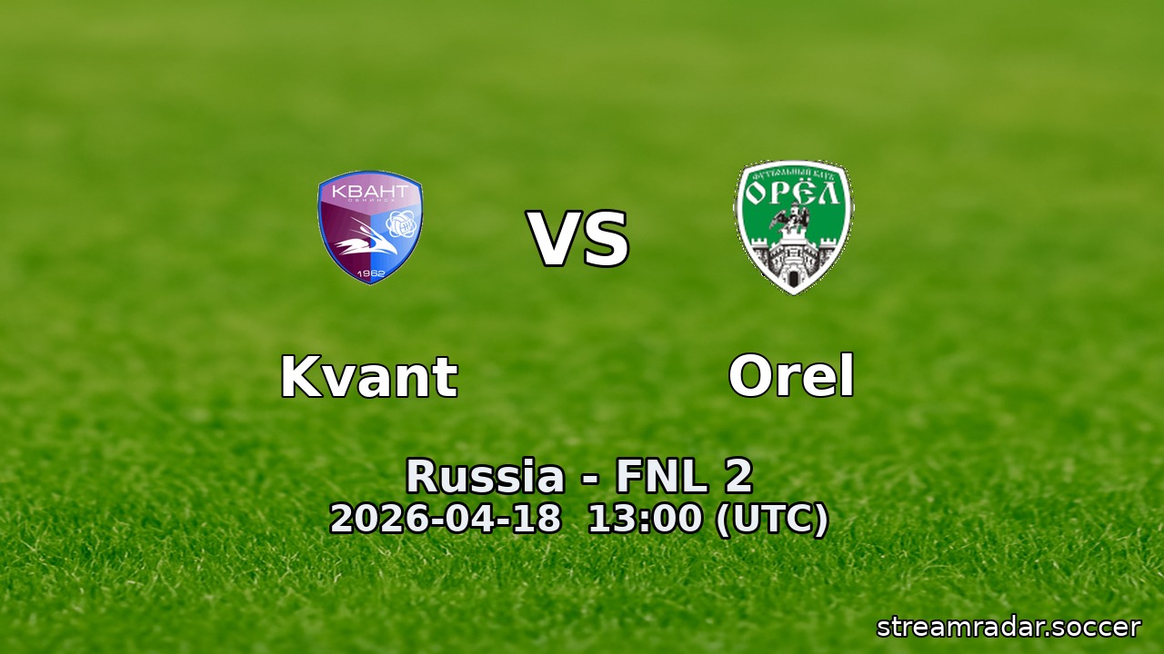Kvant vs Orel