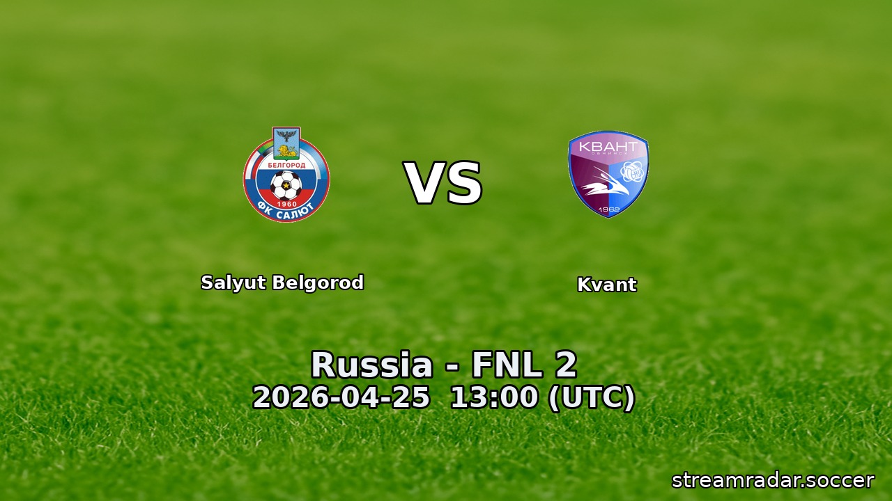 Salyut Belgorod vs Kvant