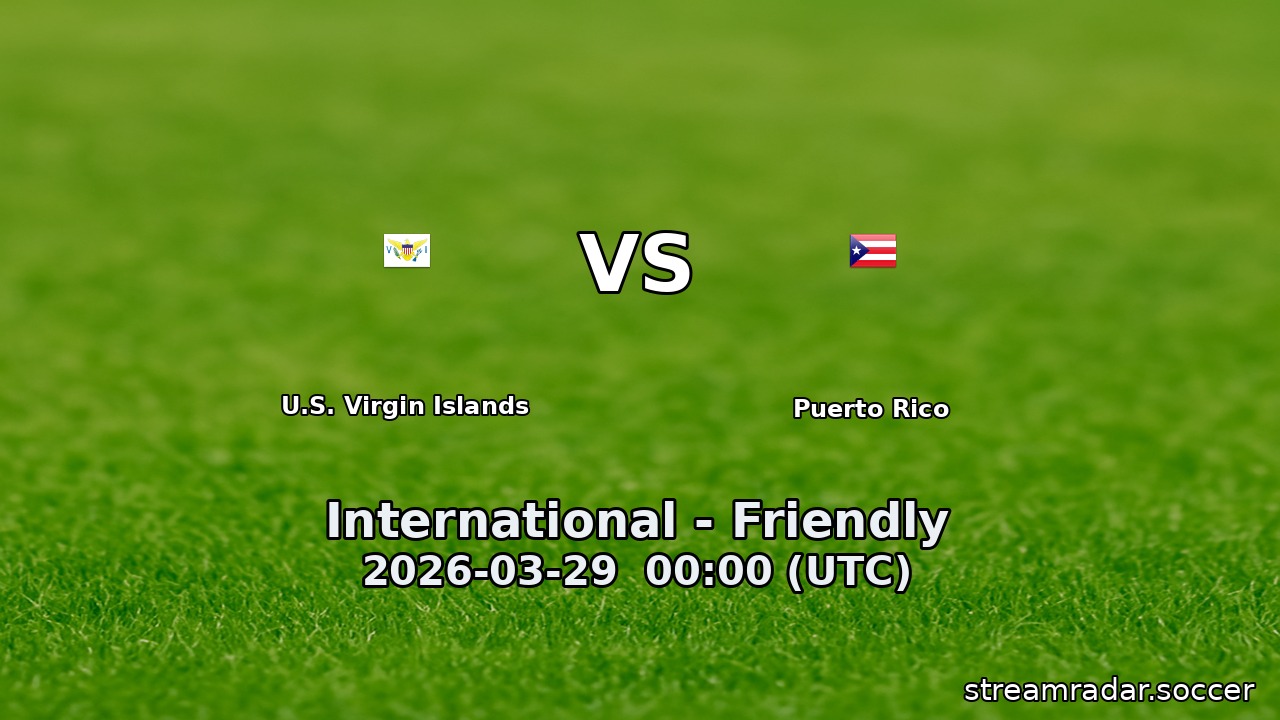 U.S. Virgin Islands vs Puerto Rico