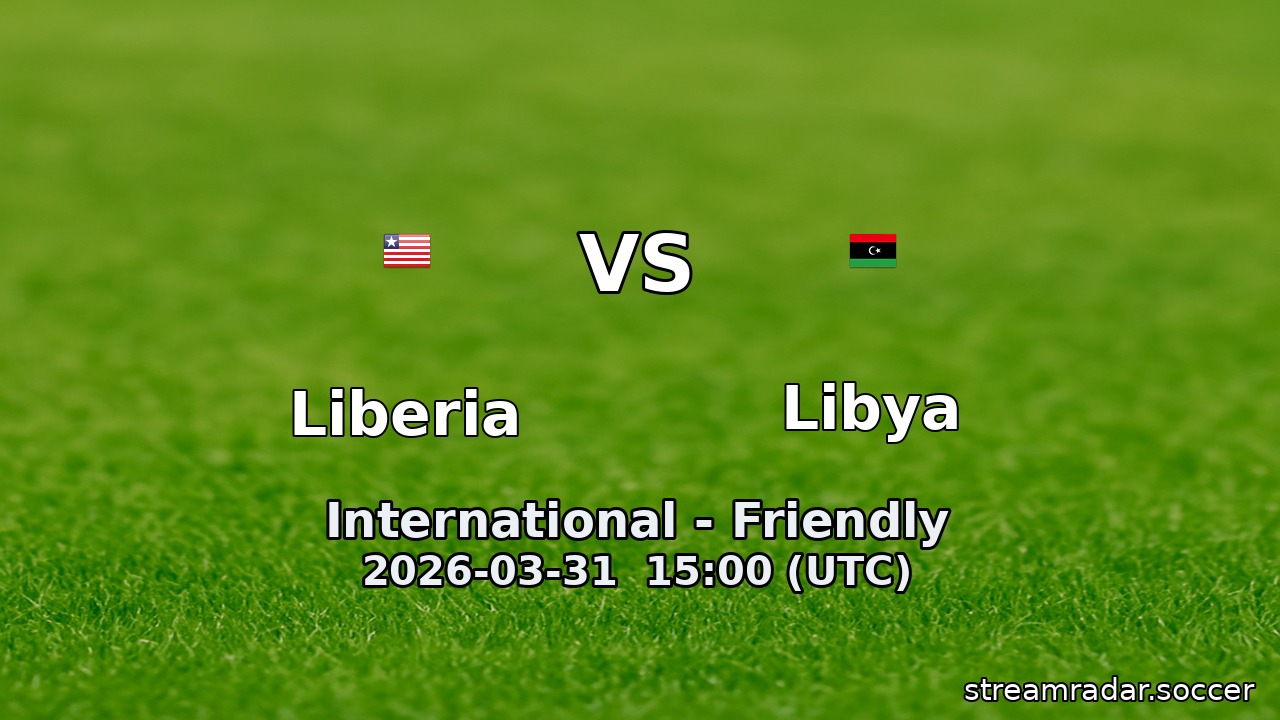 Liberia vs Libya