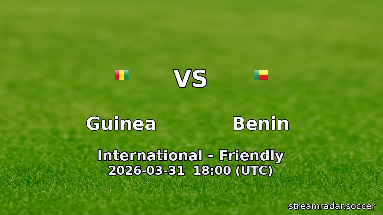 Guinea vs Benin