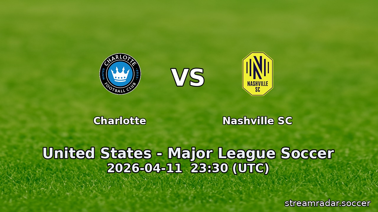 Charlotte vs Nashville SC