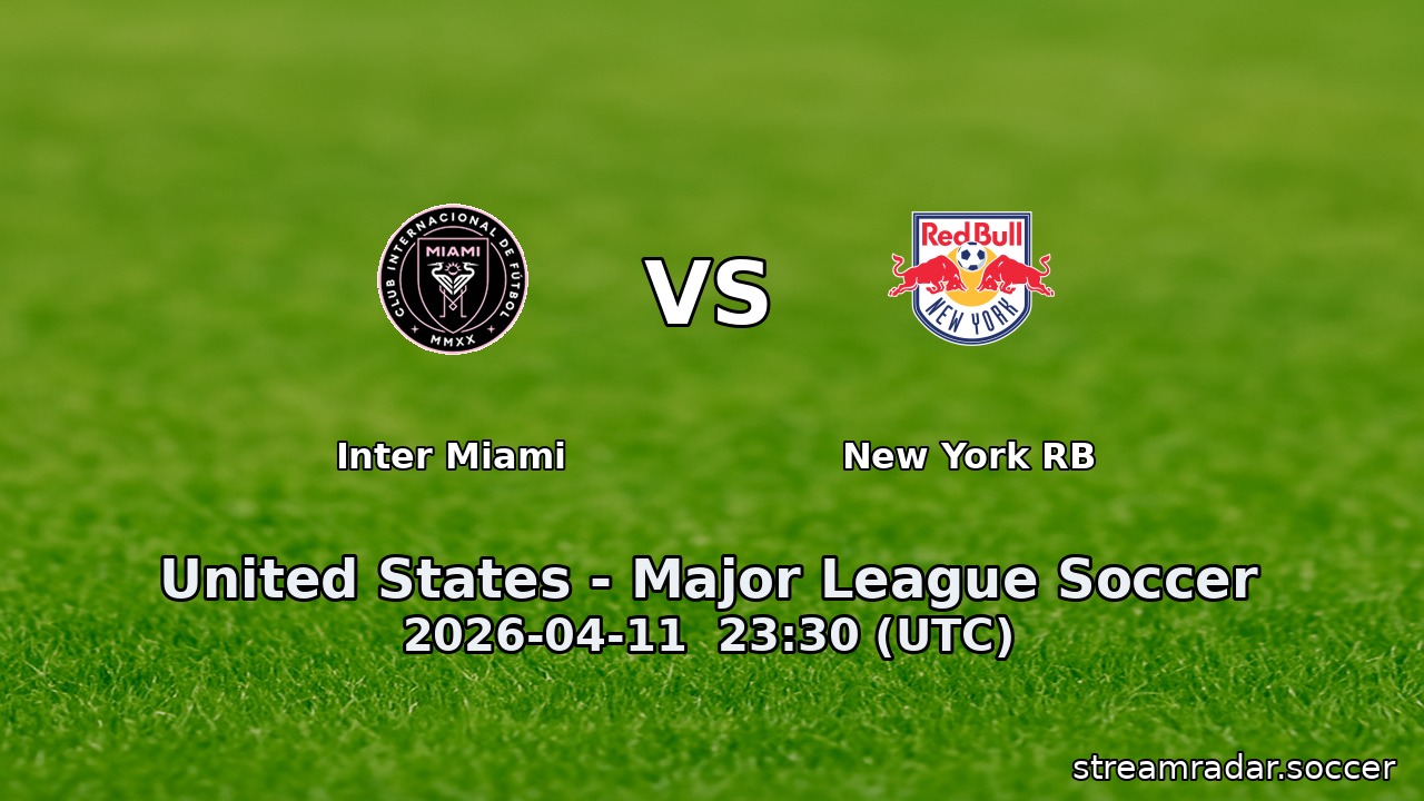 Inter Miami vs New York RB