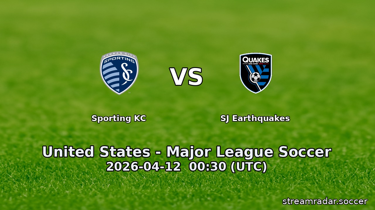 Sporting KC vs SJ Earthquakes