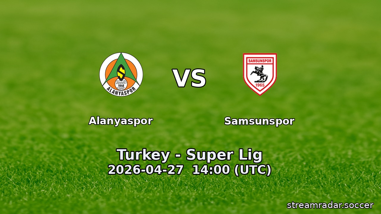 Alanyaspor vs Samsunspor