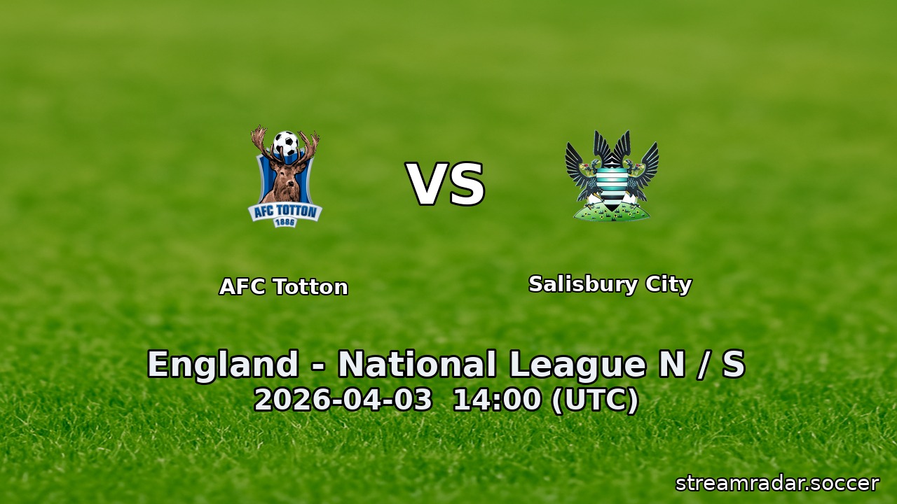 AFC Totton vs Salisbury City