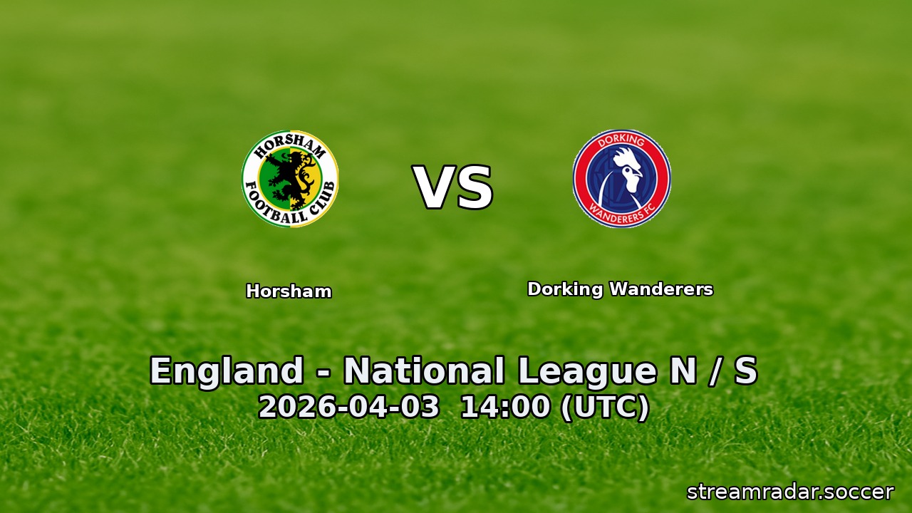 Horsham vs Dorking Wanderers