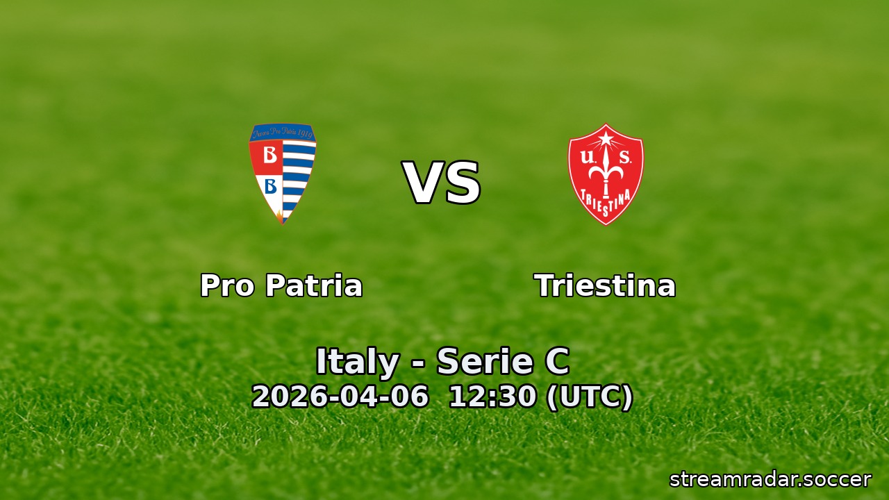 Pro Patria vs Triestina