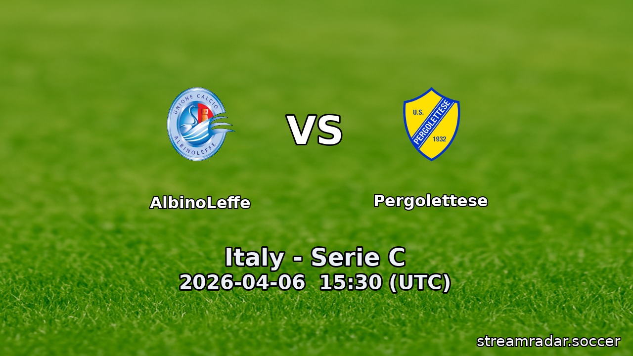 AlbinoLeffe vs Pergolettese