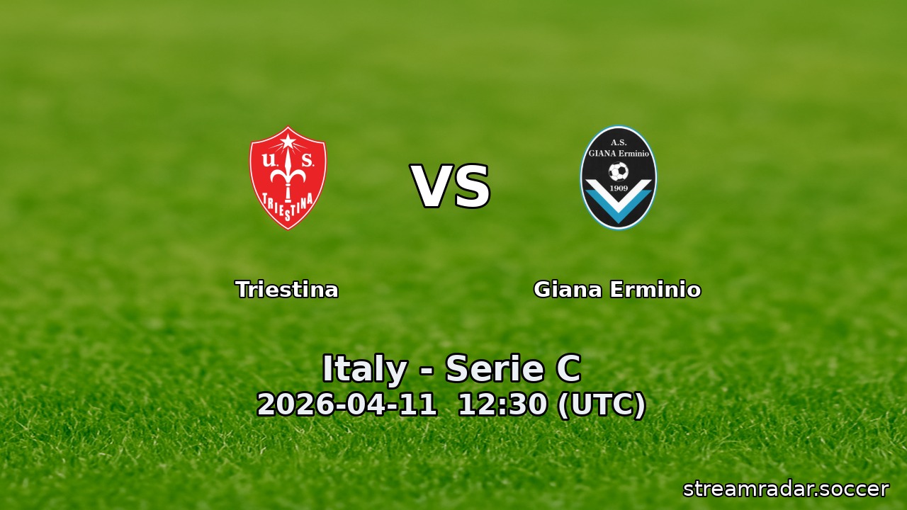 Triestina vs Giana Erminio