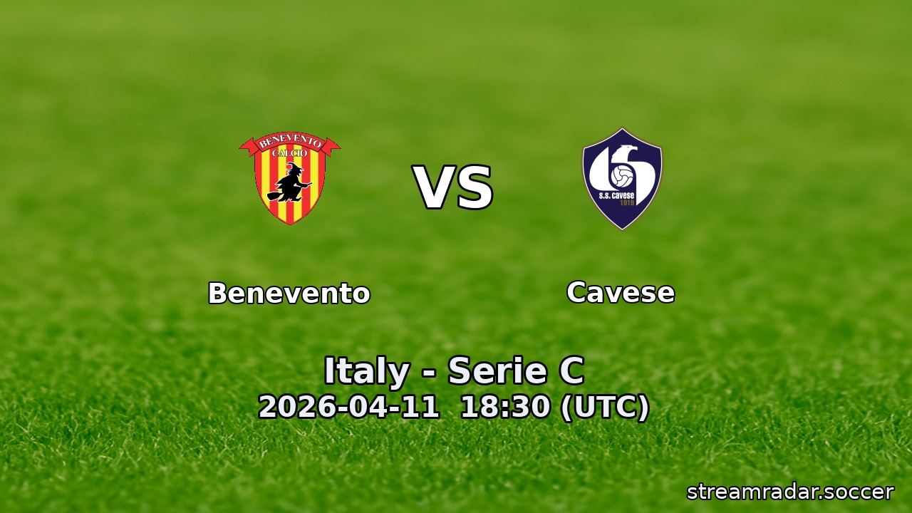 Benevento vs Cavese