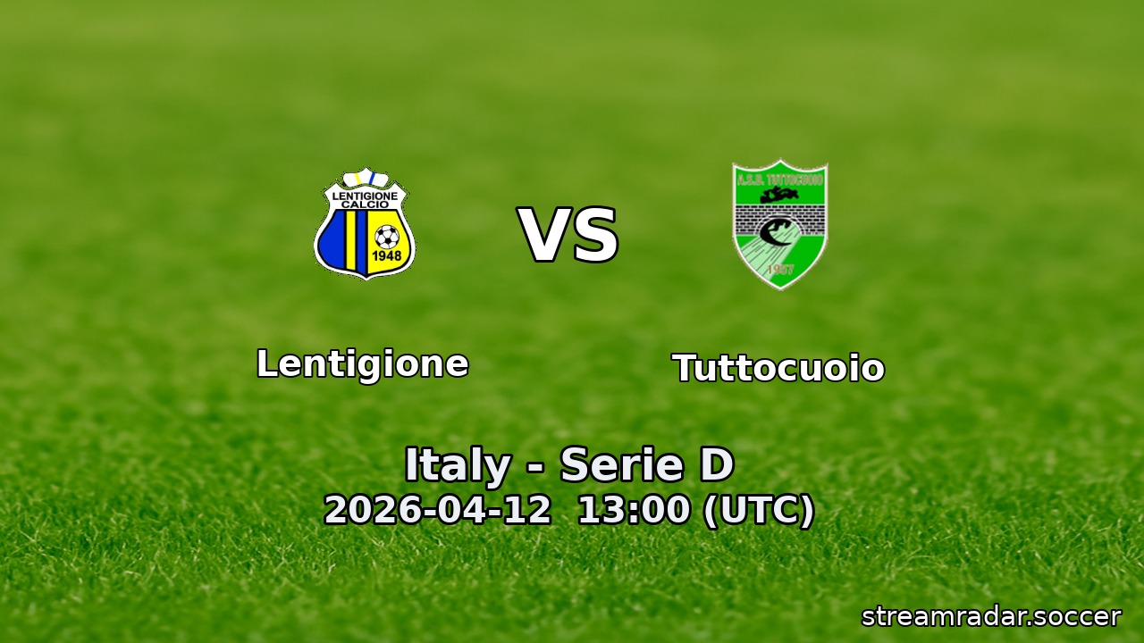 Lentigione vs Tuttocuoio