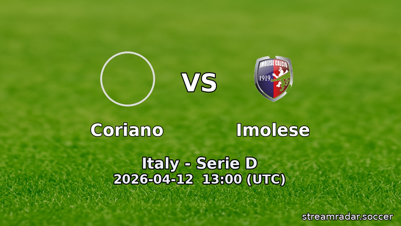 Coriano vs Imolese
