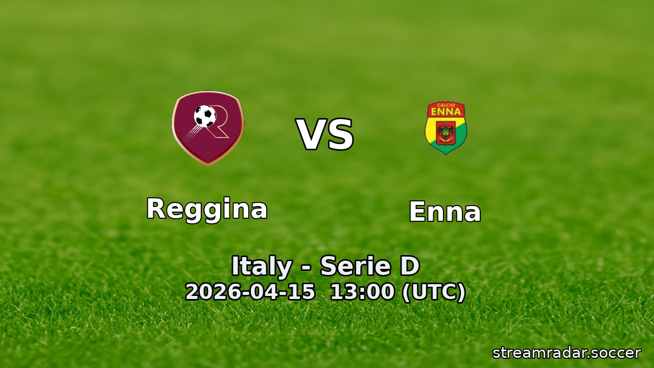 Reggina vs Enna