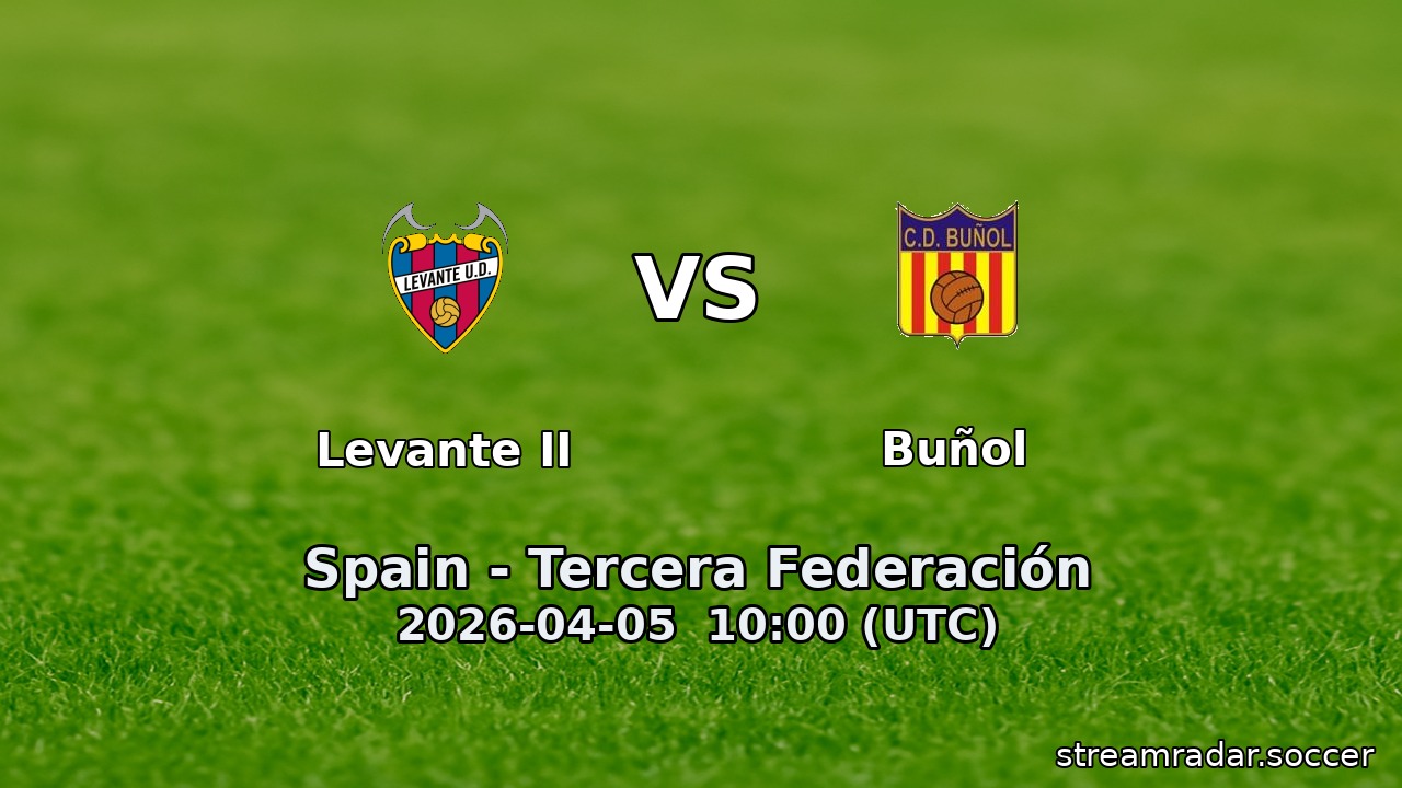 Levante II vs Buñol