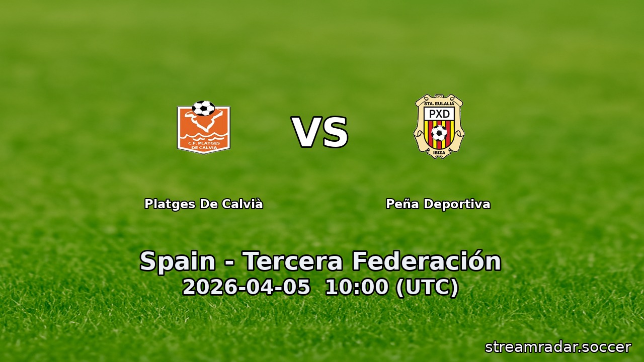 Platges De Calvià vs Peña Deportiva