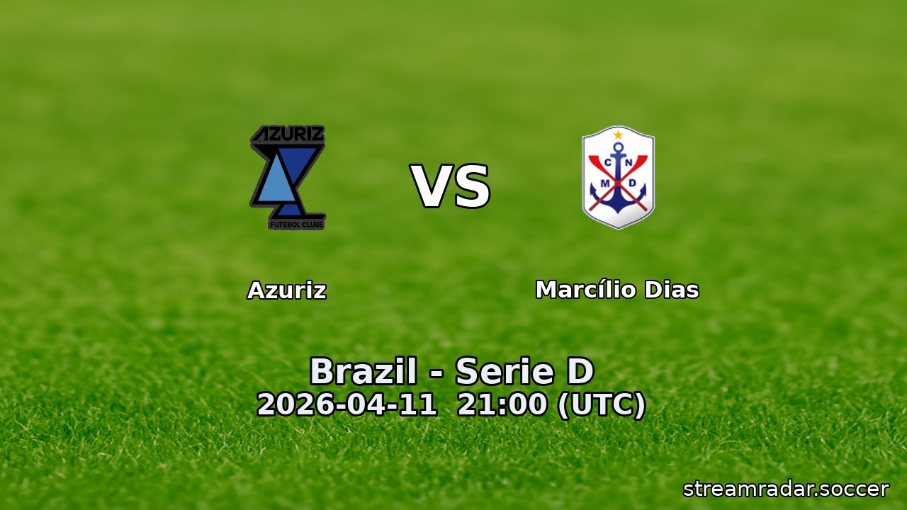 Azuriz vs Marcílio Dias
