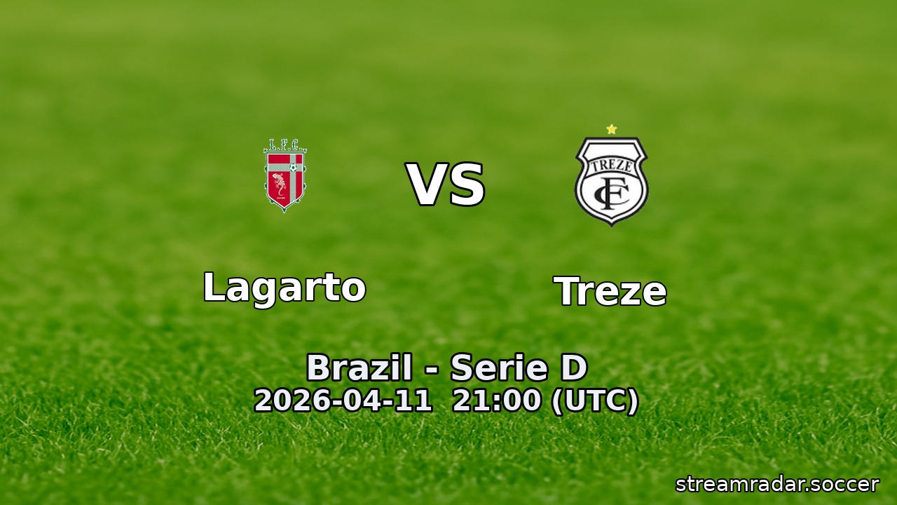 Lagarto vs Treze