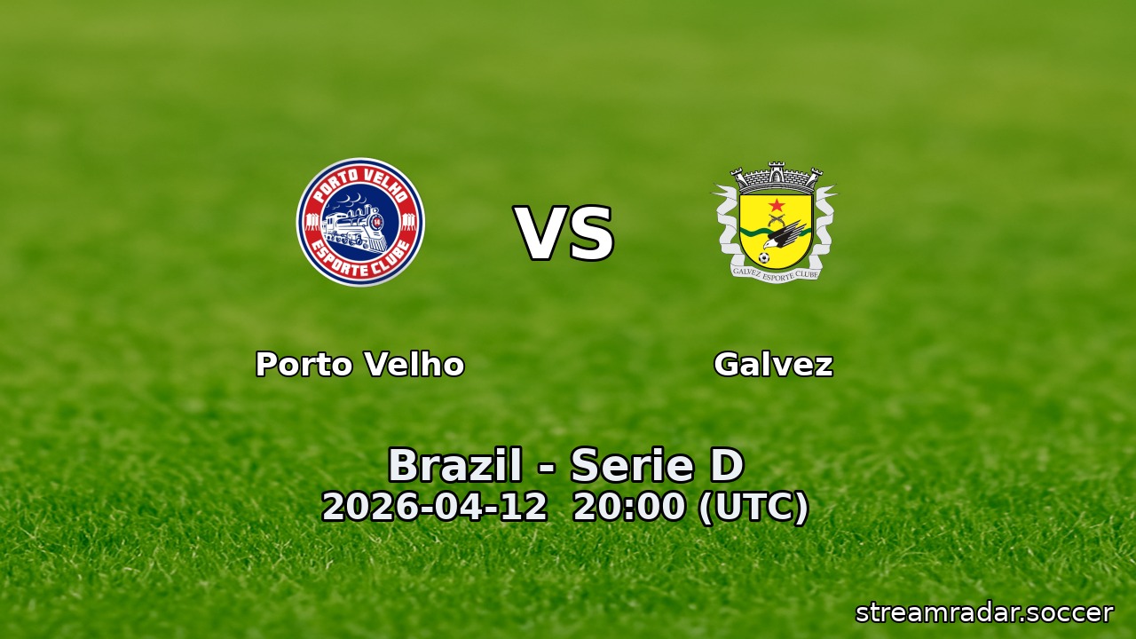 Porto Velho vs Galvez