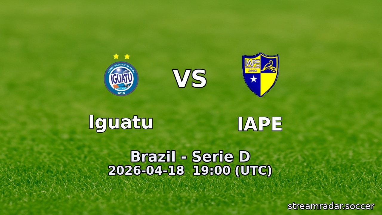Iguatu vs IAPE