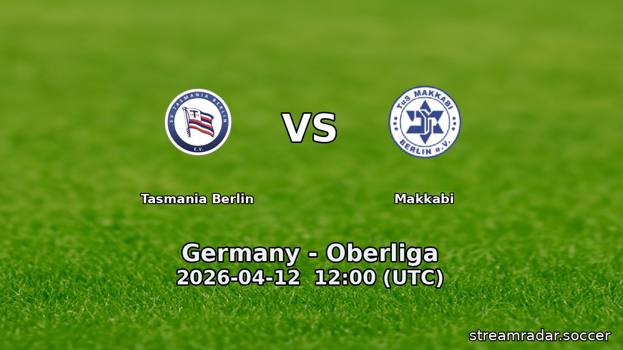 Tasmania Berlin vs Makkabi