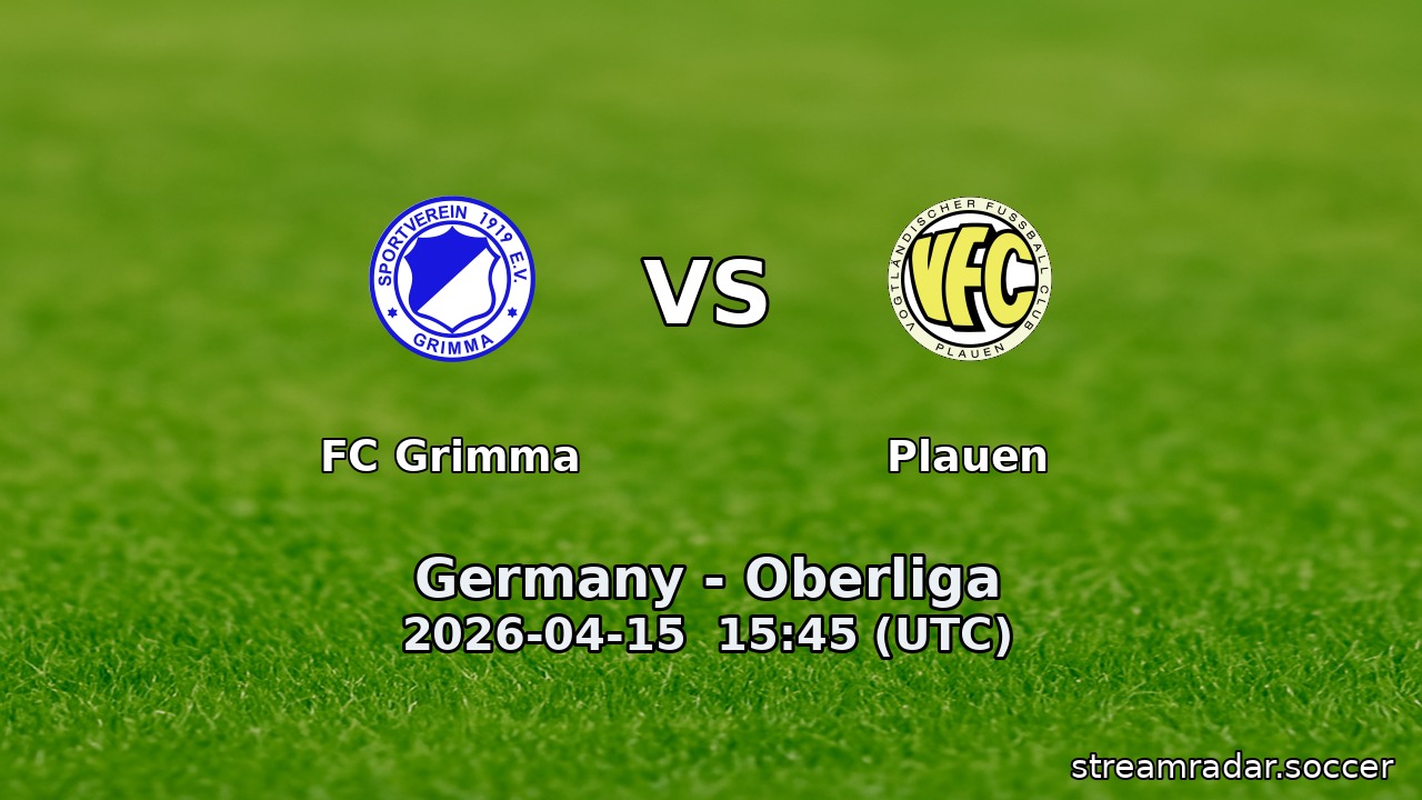 FC Grimma vs Plauen