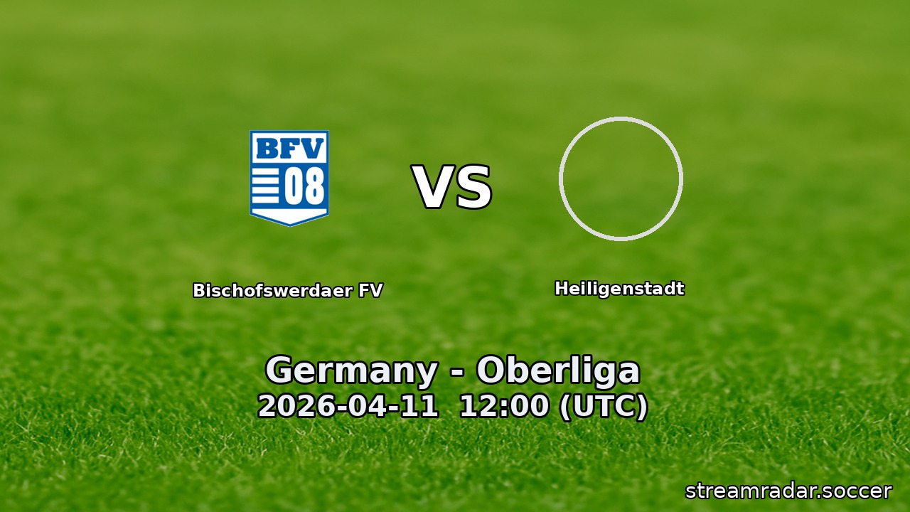 Bischofswerdaer FV vs Heiligenstadt