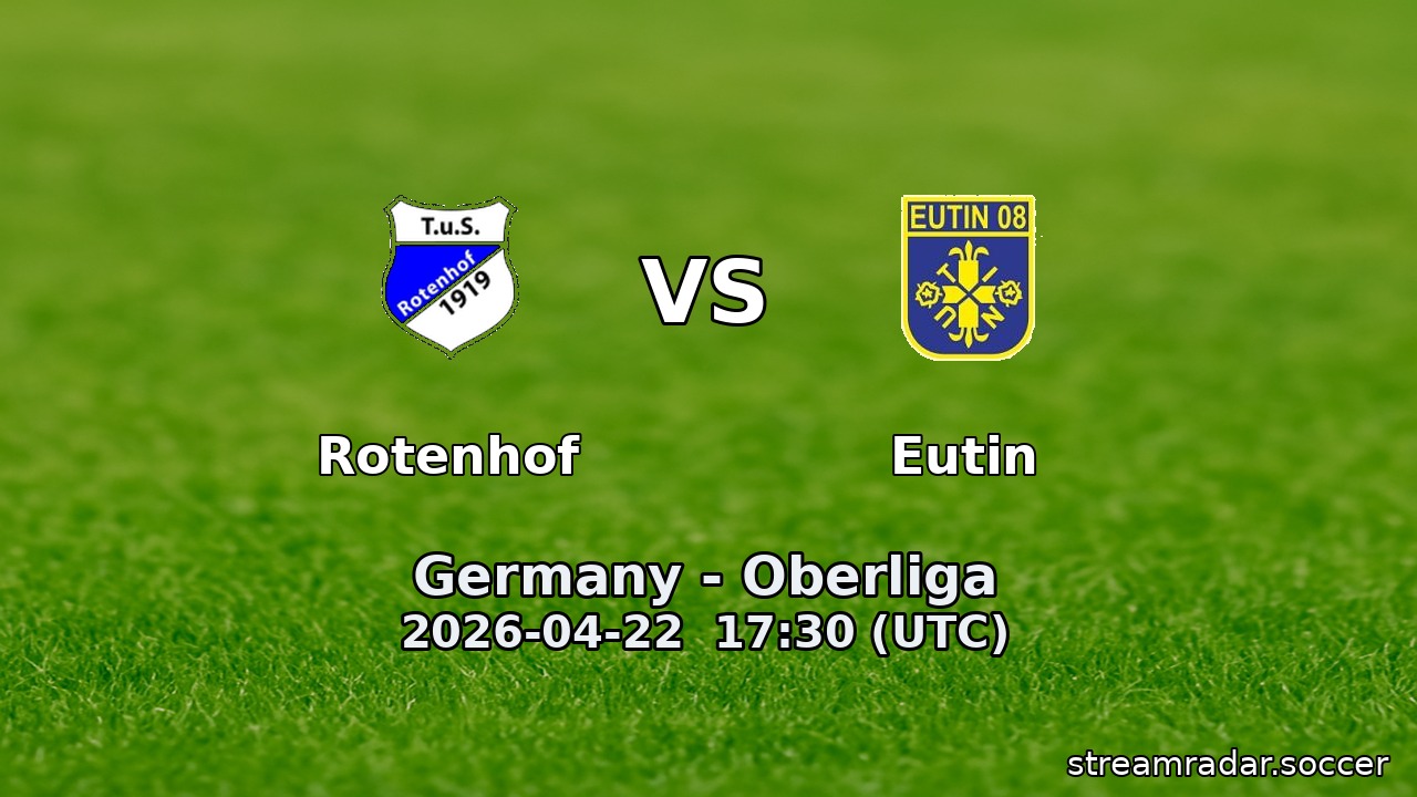 Rotenhof vs Eutin