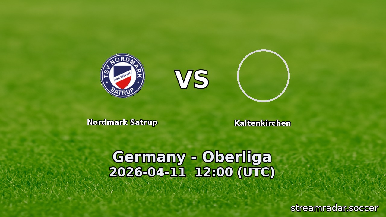 Nordmark Satrup vs Kaltenkirchen