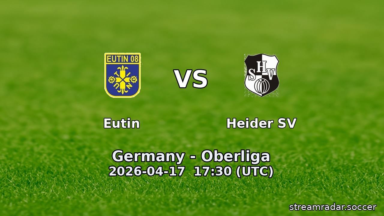 Eutin vs Heider SV