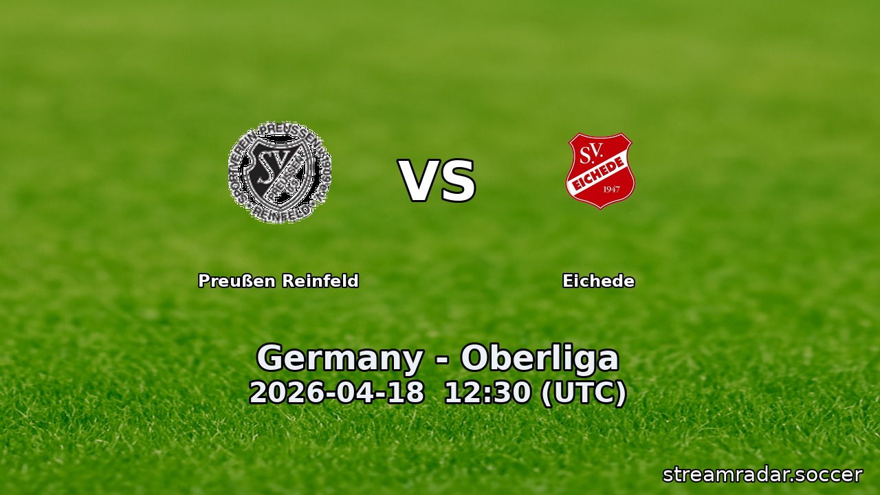 Preußen Reinfeld vs Eichede