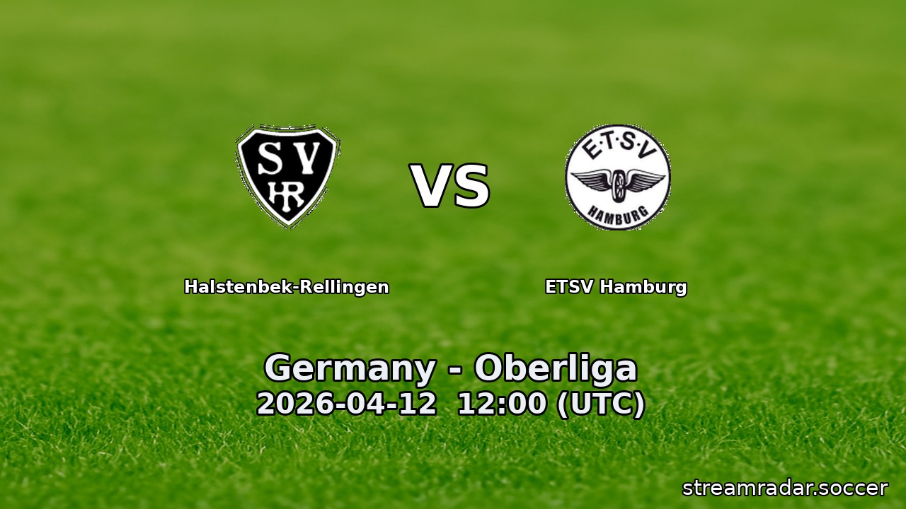Halstenbek-Rellingen vs ETSV Hamburg