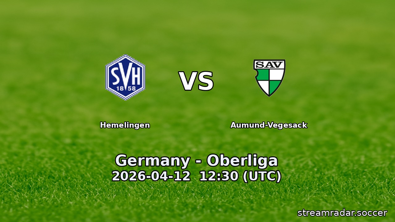 Hemelingen vs Aumund-Vegesack