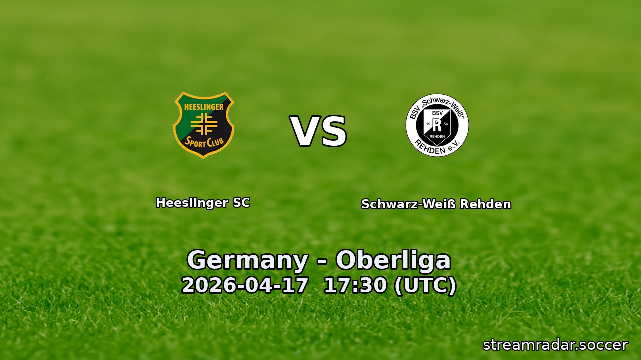 Heeslinger SC vs Schwarz-Weiß Rehden