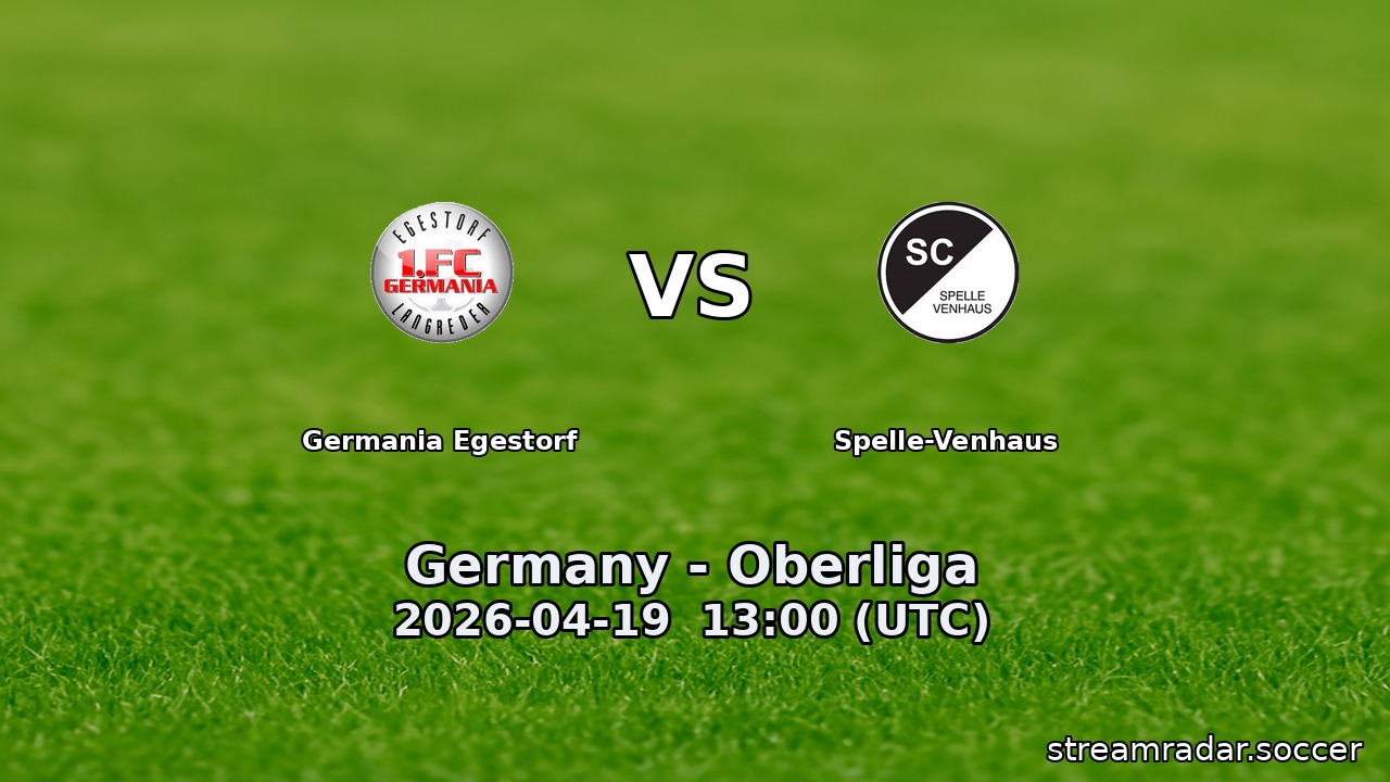 Germania Egestorf vs Spelle-Venhaus