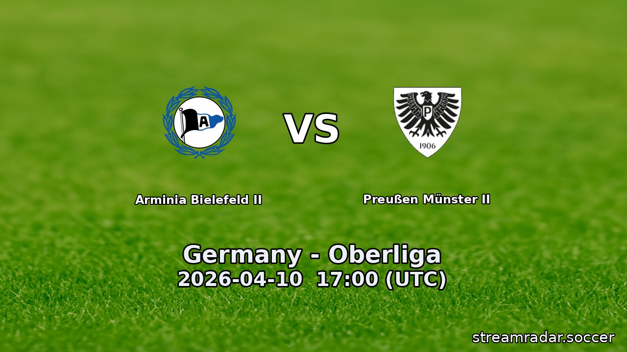 Arminia Bielefeld II vs Preußen Münster II
