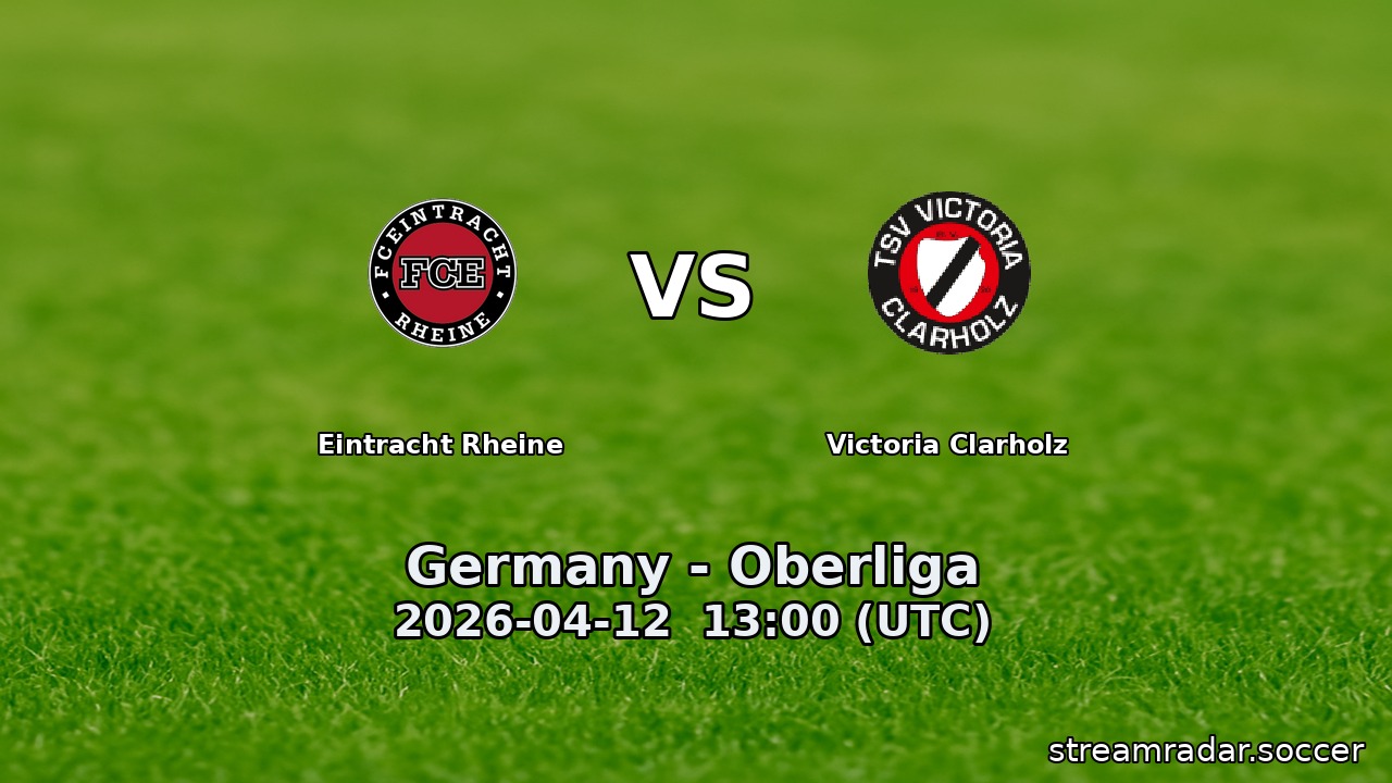 Eintracht Rheine vs Victoria Clarholz