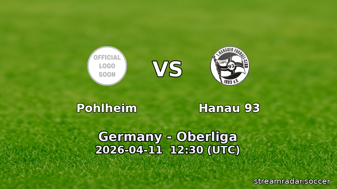 Pohlheim vs Hanau 93