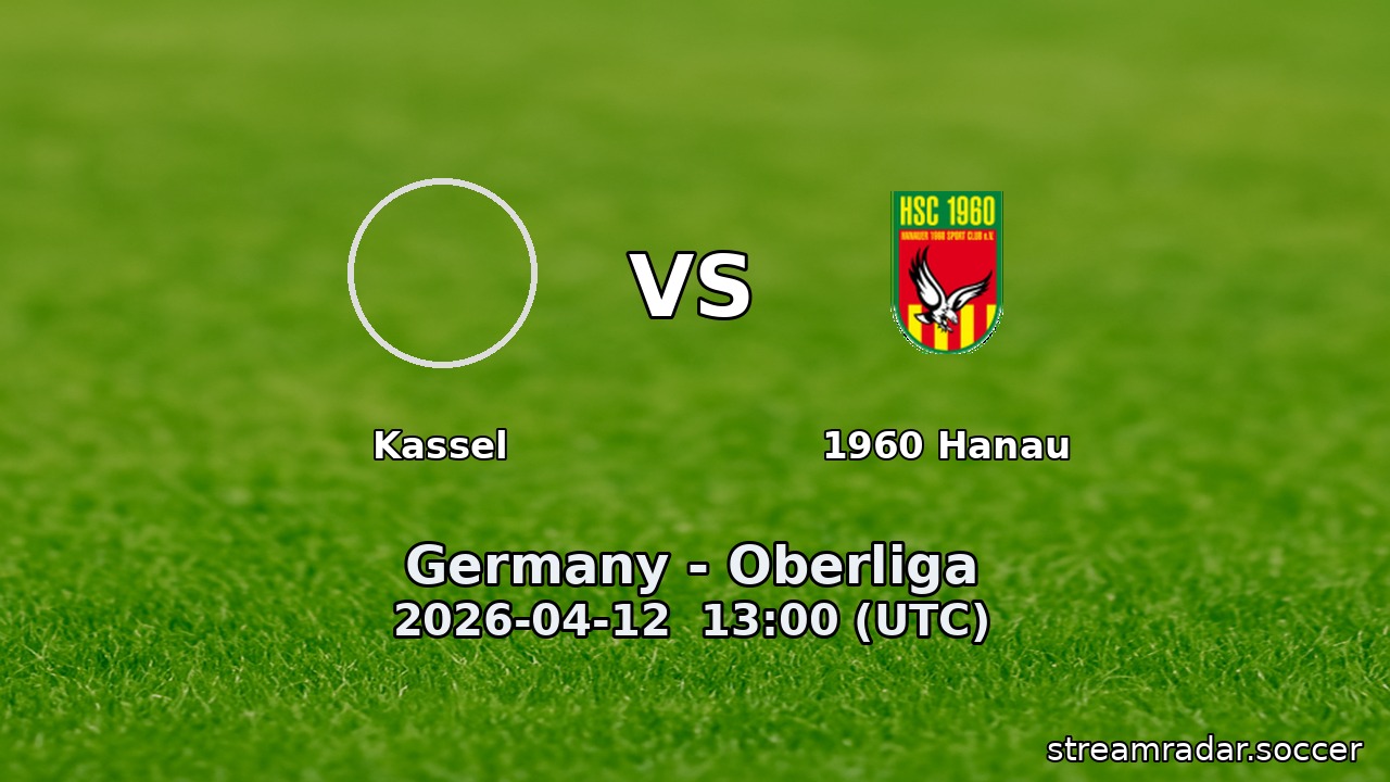 Kassel vs 1960 Hanau