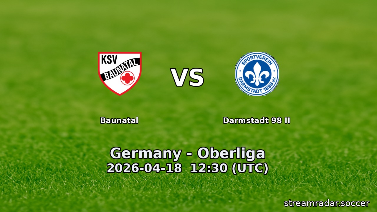 Baunatal vs Darmstadt 98 II