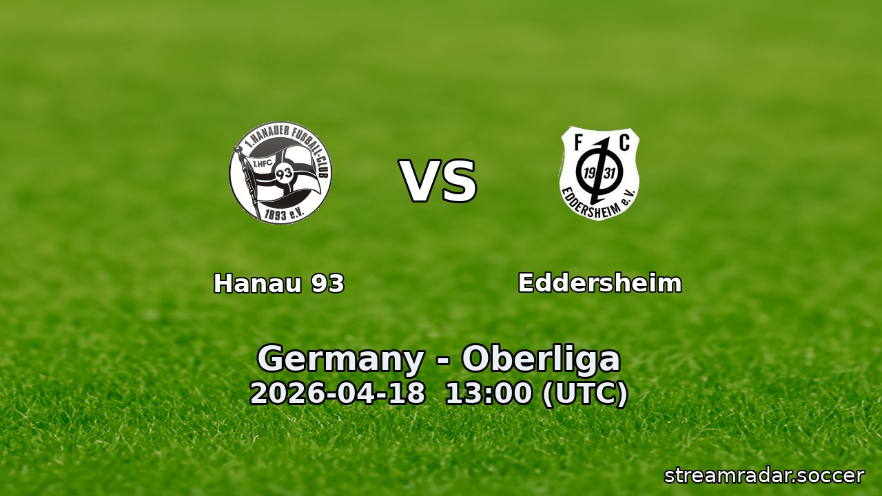 Hanau 93 vs Eddersheim