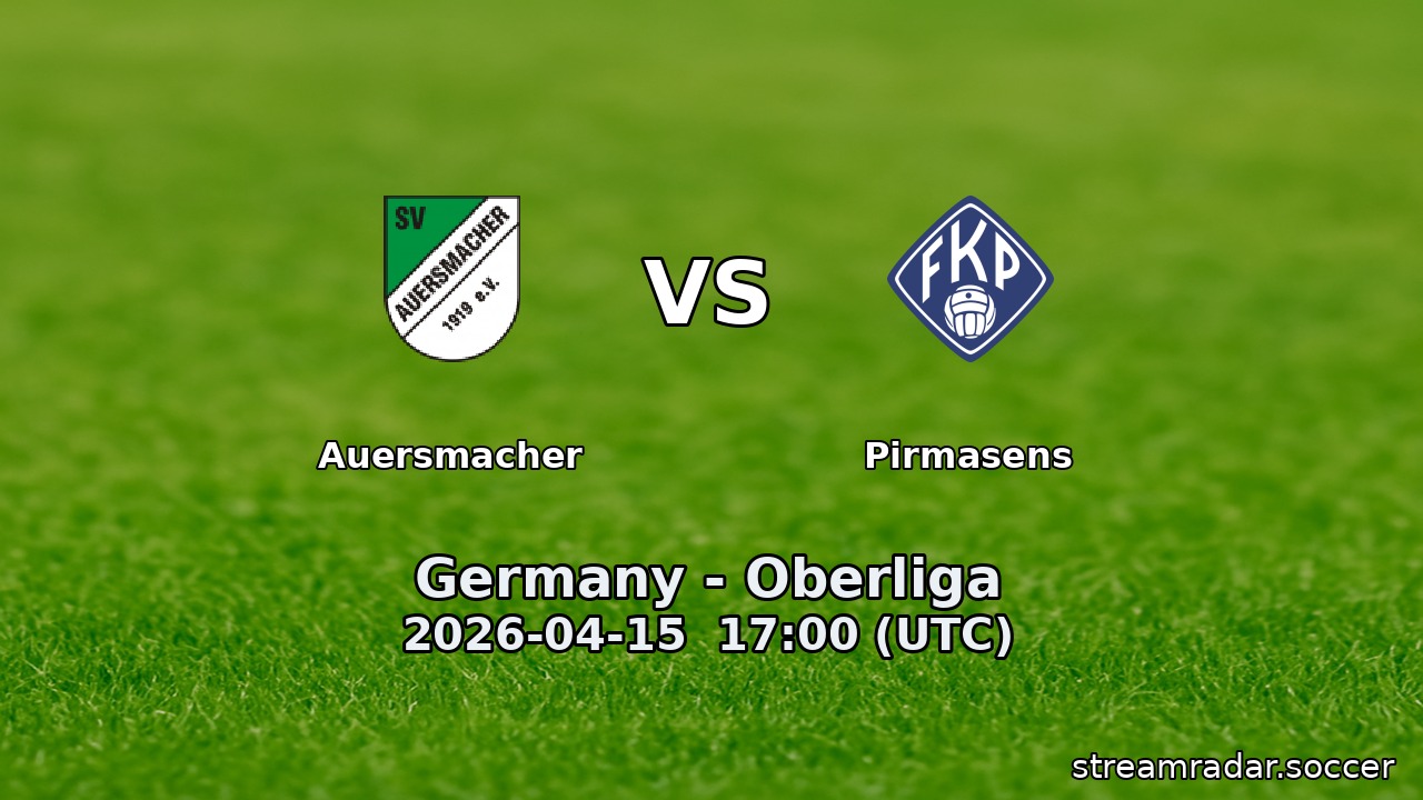 Auersmacher vs Pirmasens