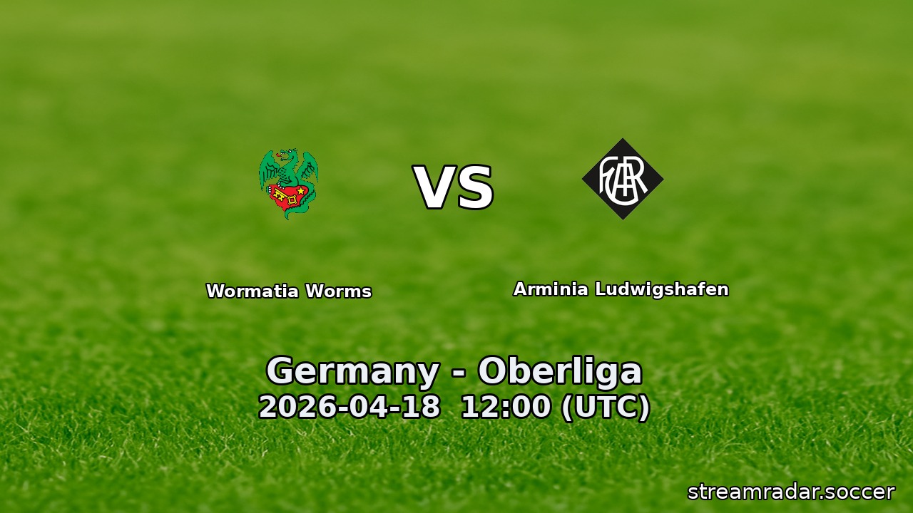 Wormatia Worms vs Arminia Ludwigshafen