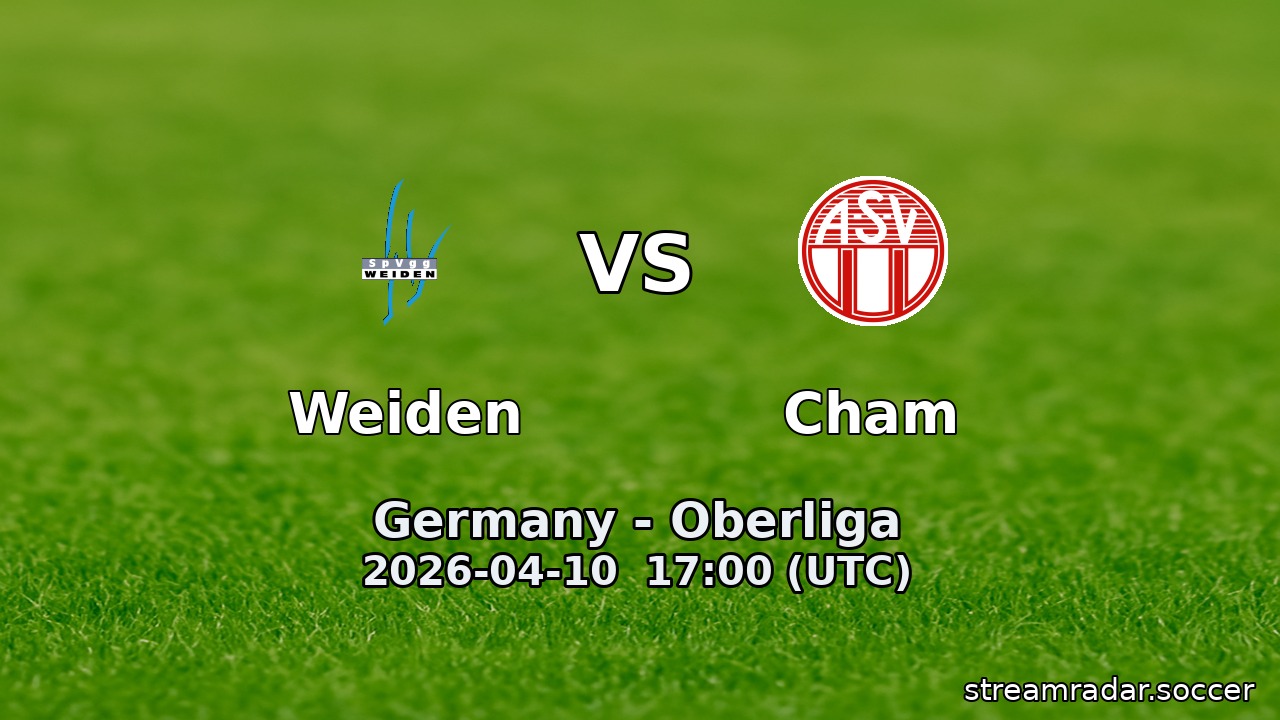 Weiden vs Cham